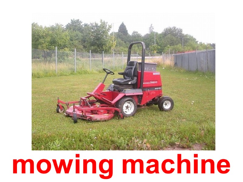 mowing machine